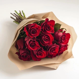 Букет красных роз Рэди
